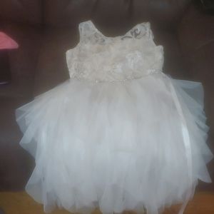 Light beige girl dress